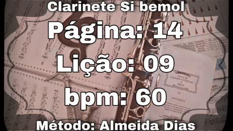 Página: 14 Lição: 09 - Clarinete Si bemol [60 bpm]