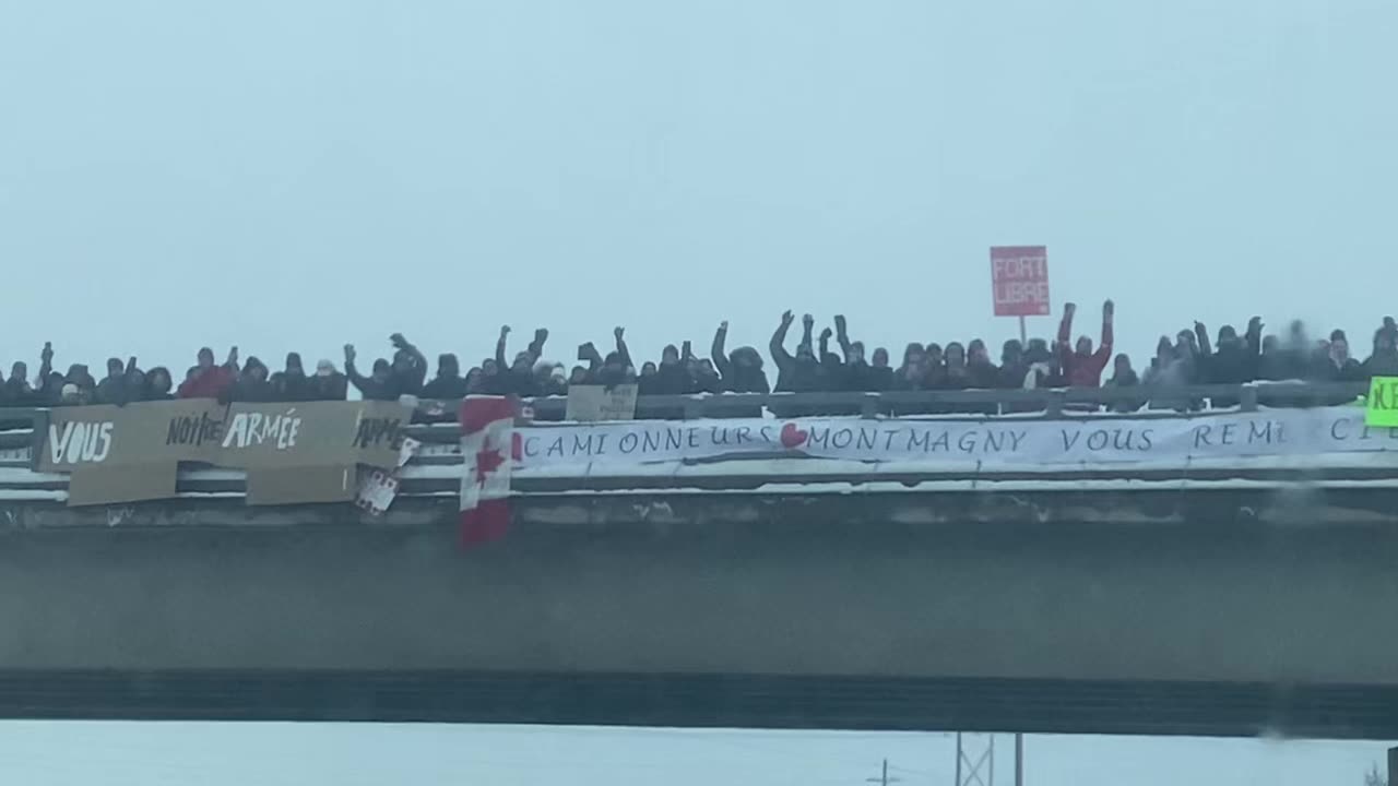 Montmagny, Quebec Welcomes the Freedom Convoy