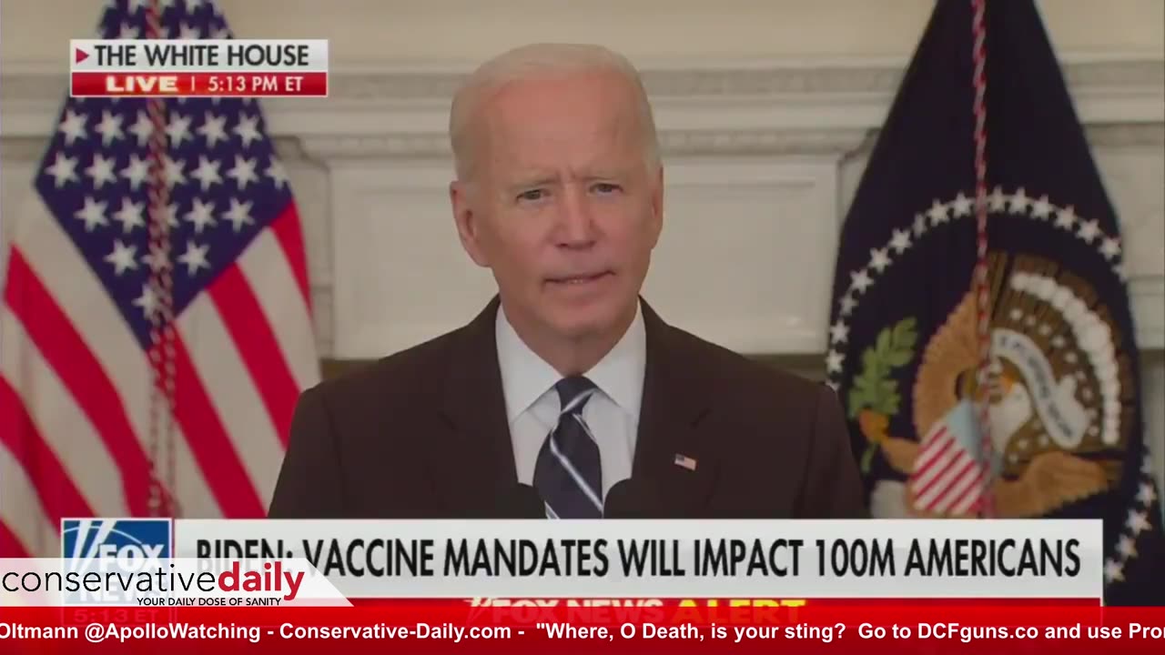 Conservative Daily Shorts: A Message From Biden About the Vaccines w Robert & Joe