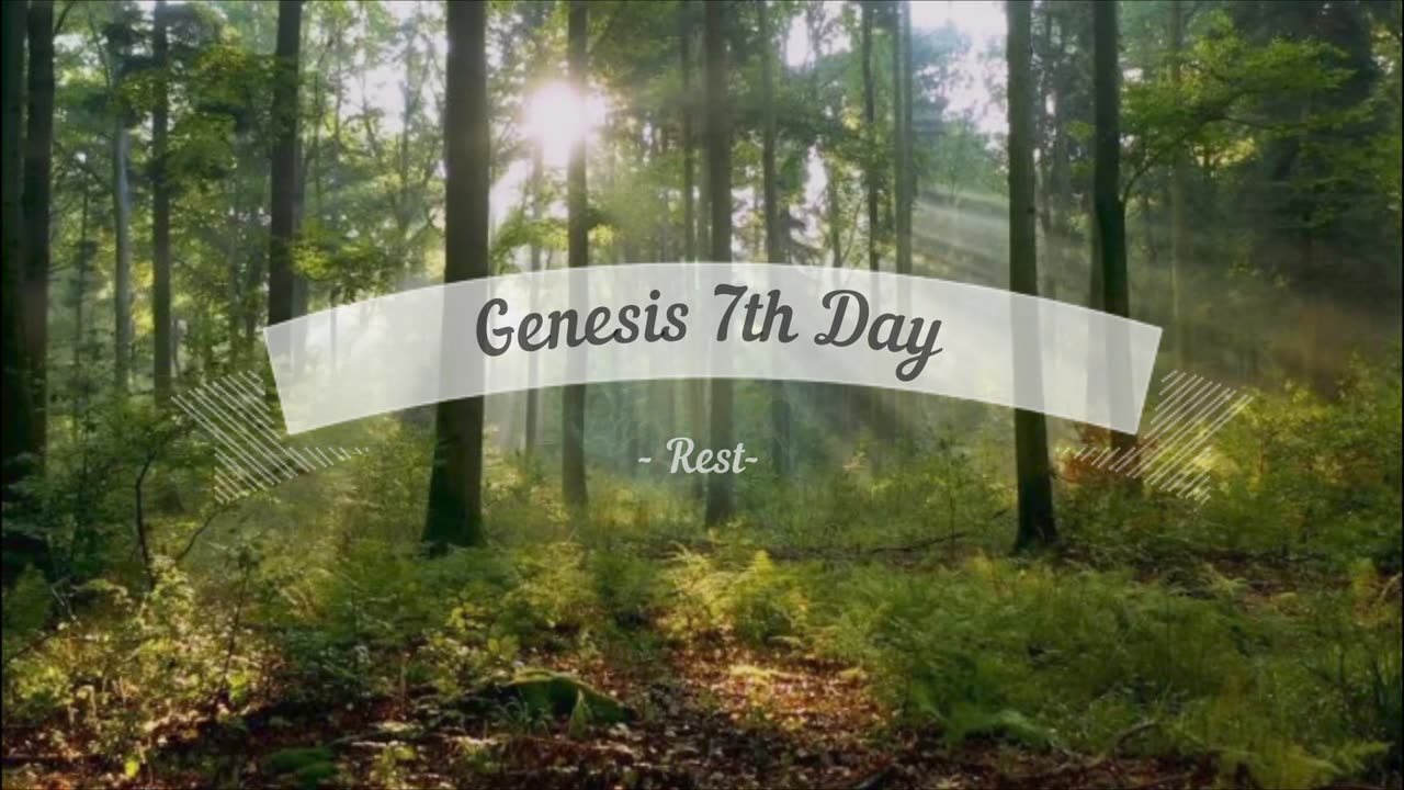 Bible Blessings - Day of Rest - Genesis 2