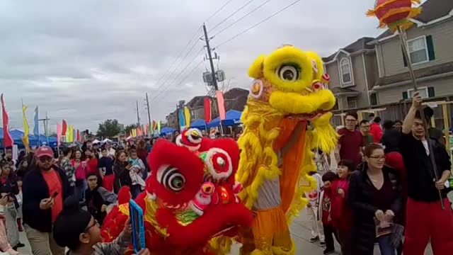 Chinese new year dance