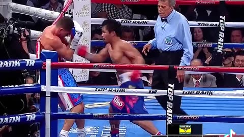 When MANNY PACQUIAO teaches CRIS ALGERI a lesson #boxing