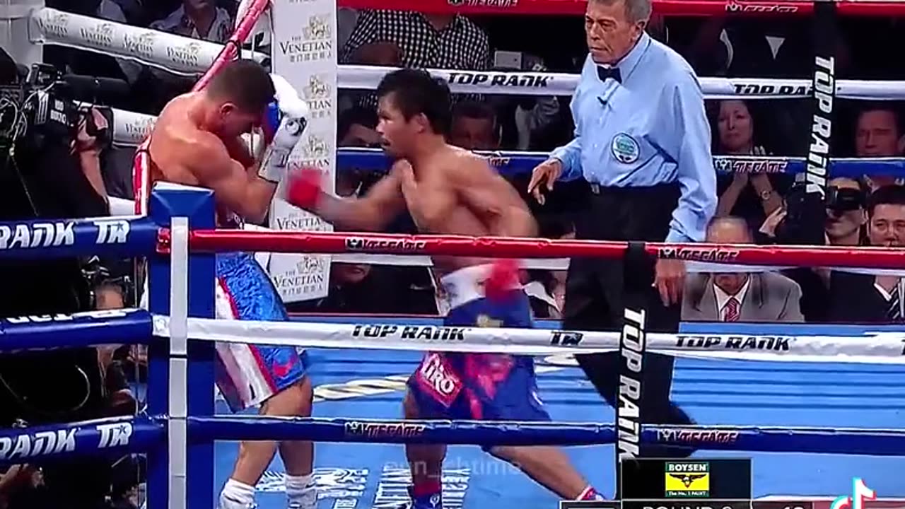 When MANNY PACQUIAO teaches CRIS ALGERI a lesson #boxing