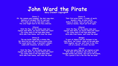 John Ward The Pirate