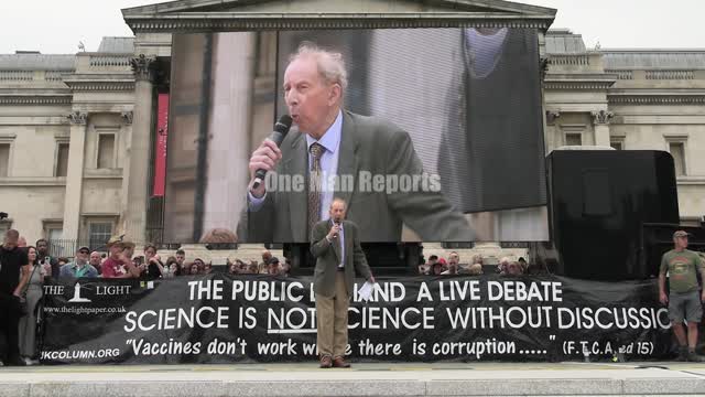 Dr Vernon Coleman speech in Trafalgar Square