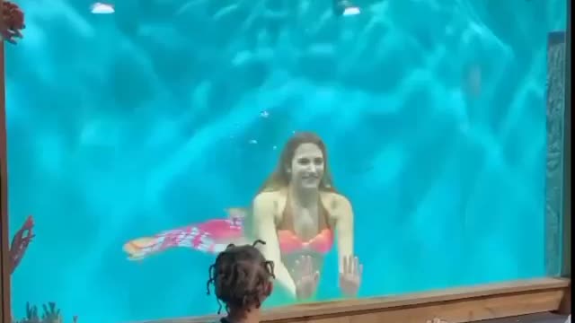 Children playing with Mermaid