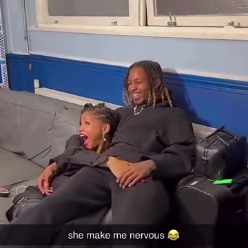 Halle makes DDG nervous 😏😍😂 #ddg #hallebailey