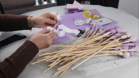 Lollipop bouquet tutorial/5