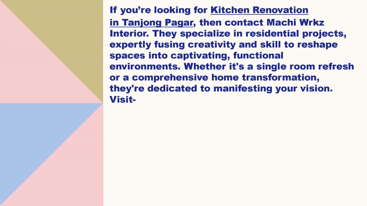 Best Kitchen Renovation in Tanjong Pagar