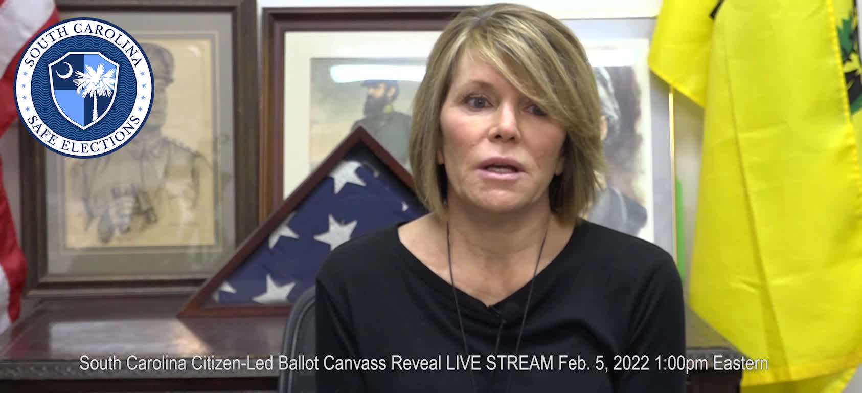 (Corrected time) FEB. 5, 2022 LIVE STREAM - SOUTH CAROLINA CITIZEN-LED BALLOT CANVASS REVEAL