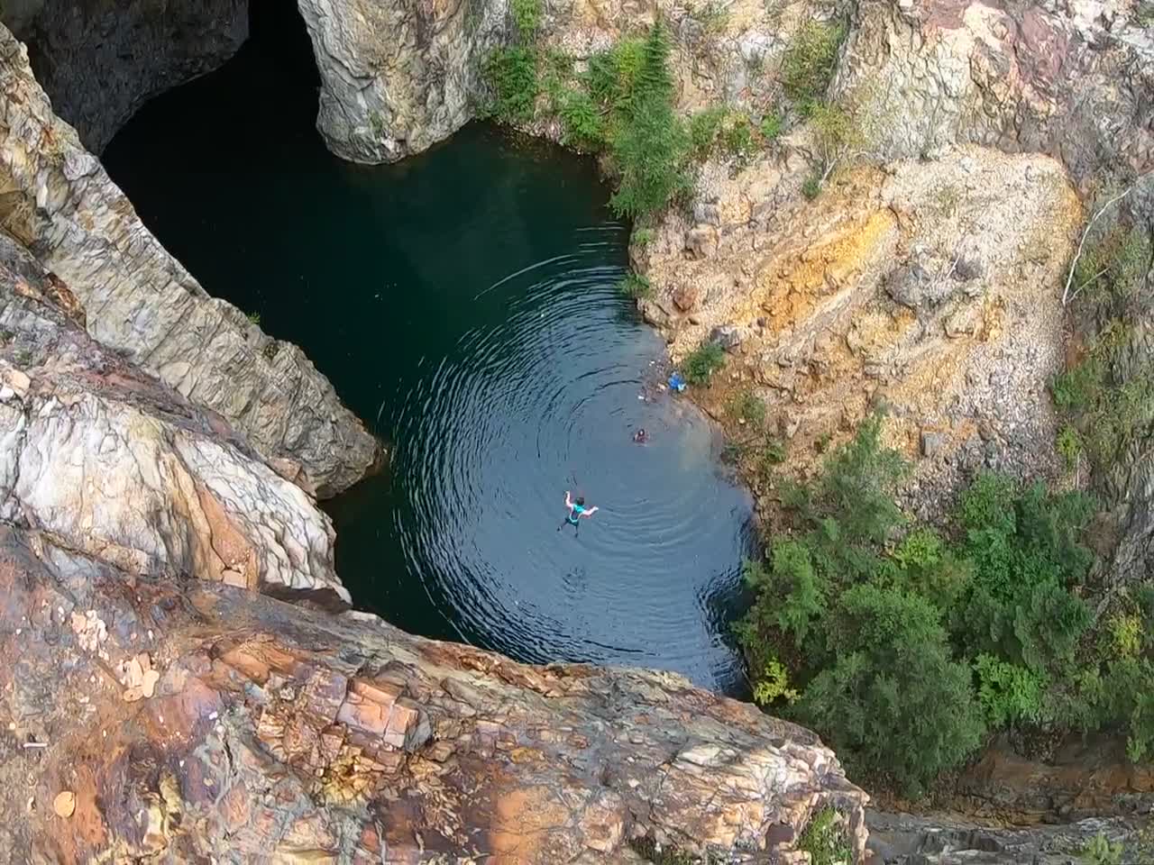 Woman Faces 82-Foot Cliff Jump