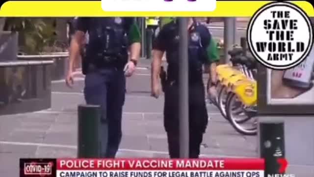 Queensland Cops Against Vaccine