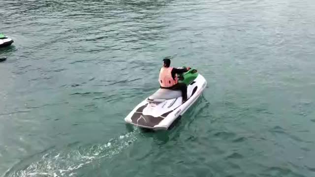 Jet Skiing ride in Aberdeen Jetty point !! Portblair !! india..