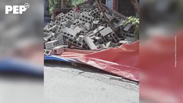Bangued, Abra earthquake damage, July 27, 2022
