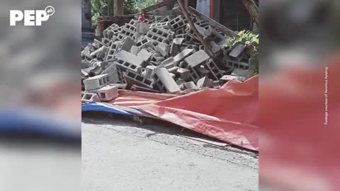 Bangued, Abra earthquake damage, July 27, 2022
