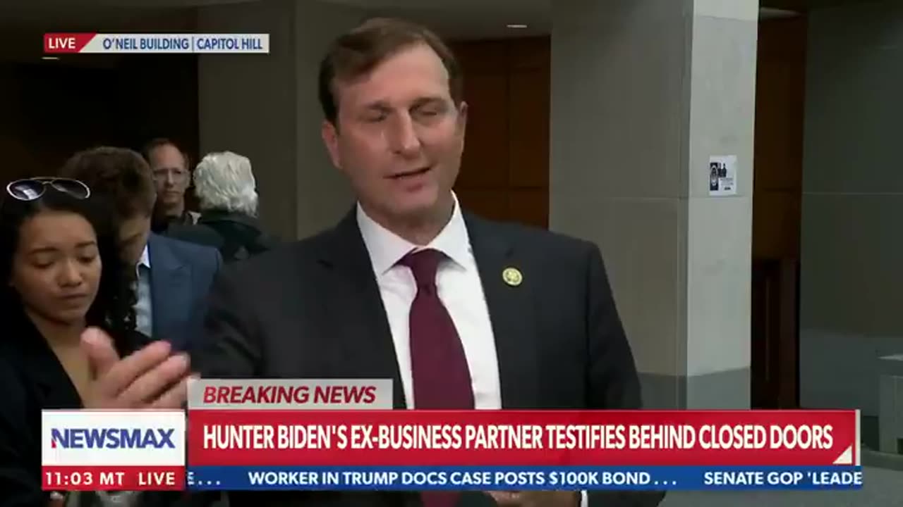 Dopey Dem PANICS while trying to defend Biden after Devon Archer testimony