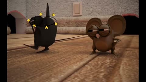 Two stupid mice