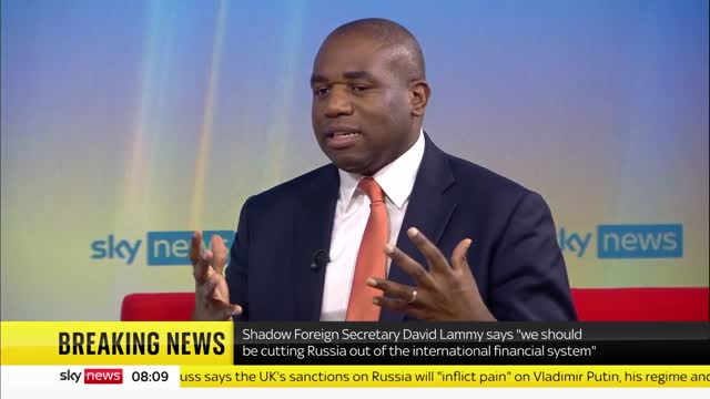 Ukraine Crisis_ Labour's David Lammy says Russia sanctions need to be tougher
