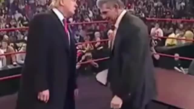 Trump vs mc Mahon who wins #wrestling