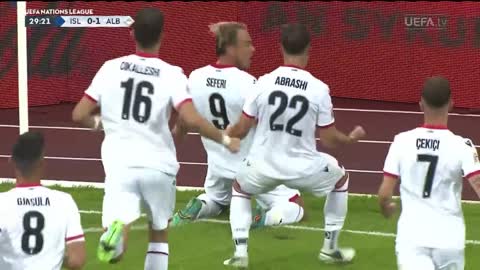 ▪︎ Islandia 🇮🇸0⃣-1⃣🇦🇱 Albania ▪︎ Taulant Seferi (Minuto 29) ▪︎ #UEFANationsLeague