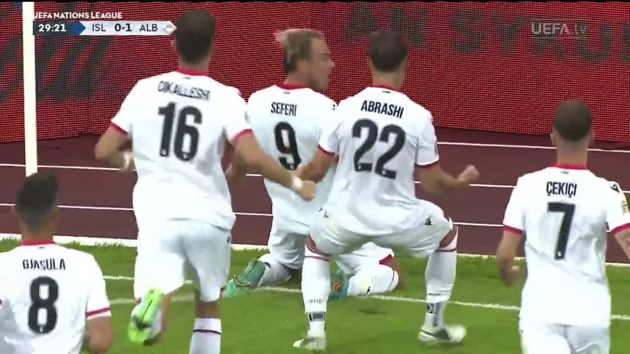 ▪︎ Islandia 🇮🇸0⃣-1⃣🇦🇱 Albania ▪︎ Taulant Seferi (Minuto 29) ▪︎ #UEFANationsLeague