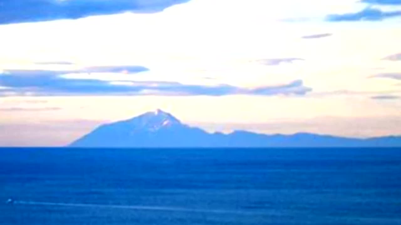 Athos Mountain from Kavala