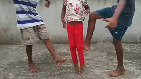 lol kids dancing step went wrong