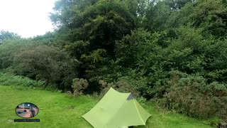 Waking up next a river in Dartmoor