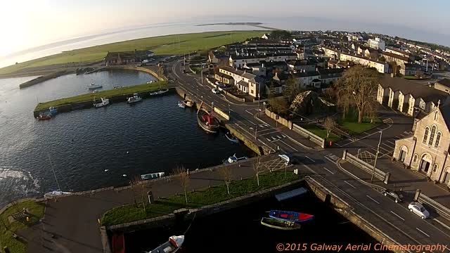 Cool drone footage of Irish city