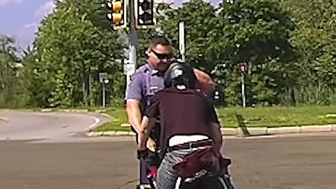 Motorcyclist Pushes Massachusetts Trooper Into Traffic While Fleeing Stop