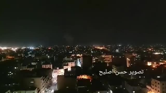 Gaza Isreal - Massive explosions rocks Gaza last night