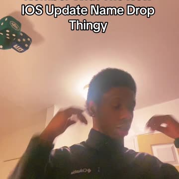 Tryna Get My Crush Number With The New IOS Update Name Drop Thingy
