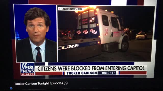 Tucker Carlson Talks about The People's Convoy