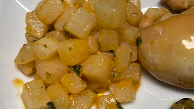 Turnips In Lemon Parsley Butter