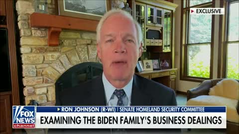 Senator Ron Johnson: ”Hunter Biden’s laptop is a treasure trove of info that must be investigated.