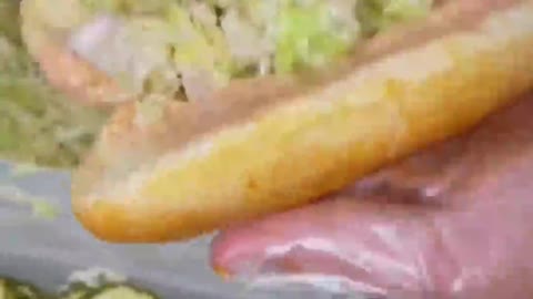 The chicken inside is really good