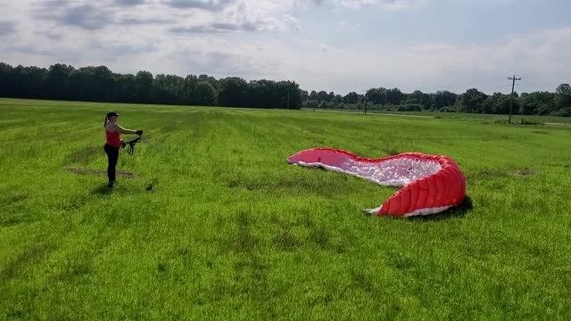 Paramotor Hand-kiting