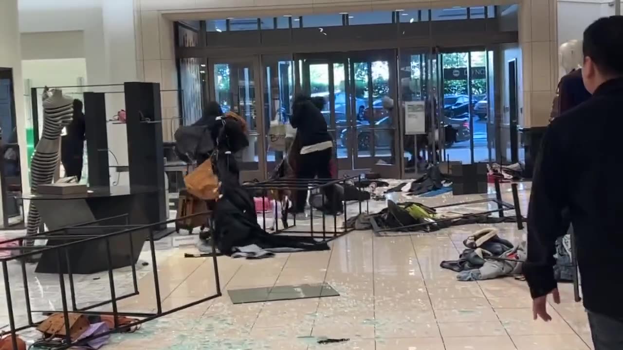 Meanwhile shopping in California.