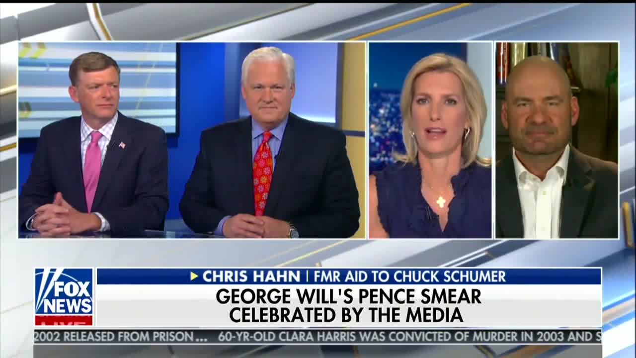 Laura Ingraham and panel discuss scathing column on Mike Pence by George Will