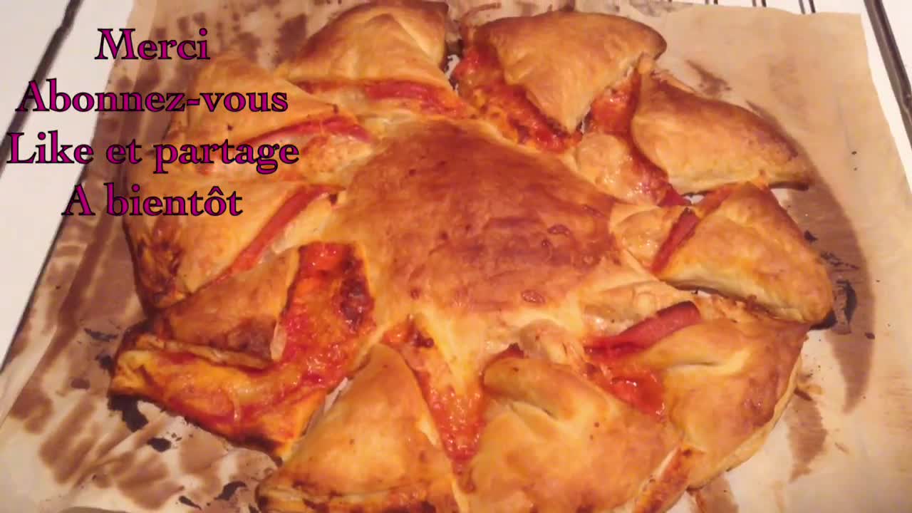 QUICK AND EASY SUN-SHAPED PUFF PASTRY RECIPE