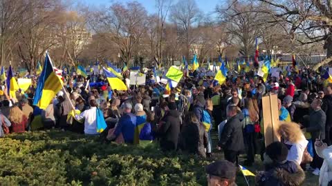 Massive protest in Washington DC in support of #Ukraine