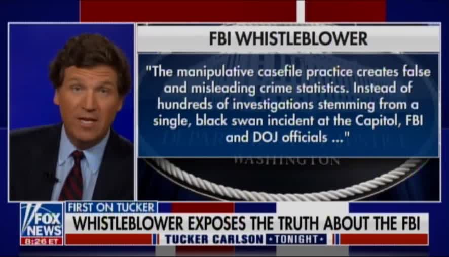 Whistleblower: FBI Creating False Narrative - Listing each Jan. 6 Arrest as Domestic Terrorism