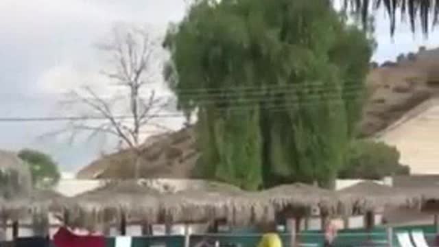 Flying in the pool
