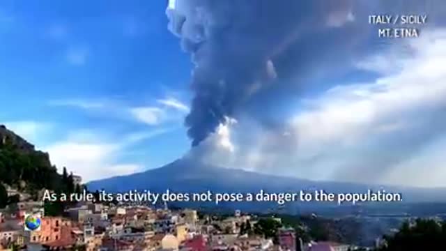 ncredible forces of nature: Etna recalls with a powerful eruption