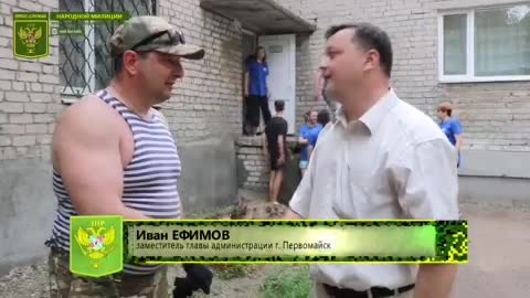 Dobrovolníci Něvské fronty a fanoušci FC Zenit předali humanitární pomoc obyvatelům Pervomajsku