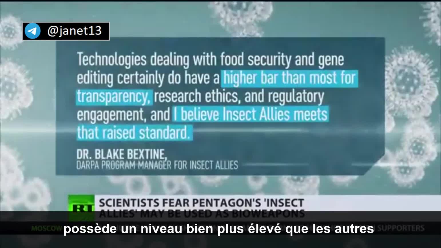 La Défense US veut utiliser des insectes pour l'agriculture/guerre biologique