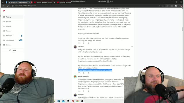 AUGUST PATRON REACTION REQUEST'S PART 2