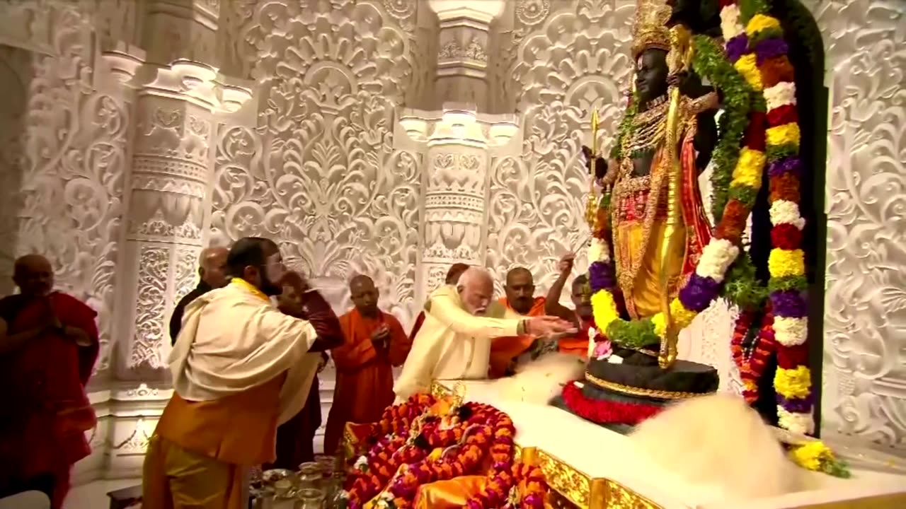 India unveils disputed new Hindu temple