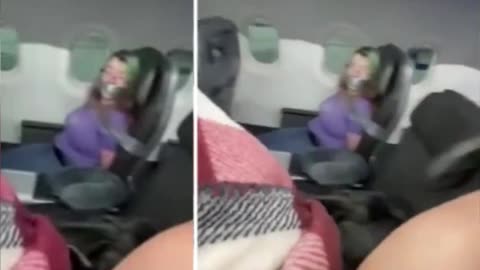 Woman Who Was Gagged And Duct Taped On An American Airlines