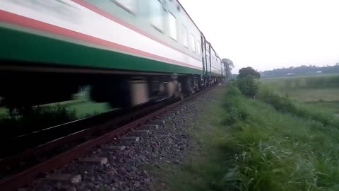 Chitra Express Inter-city Train Beautiful view